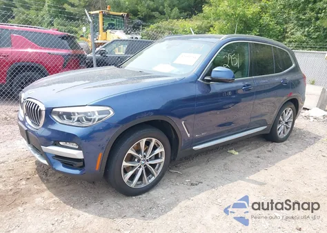 2018 BMW X3 xDrive30I from USA, damaged, VIN 5UXTR9C54JLD66155